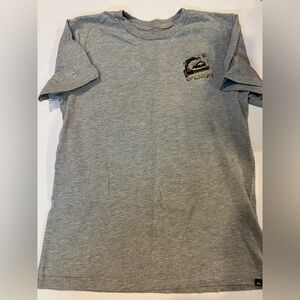 Quiksilver Boys Heather Gray Kids Tee